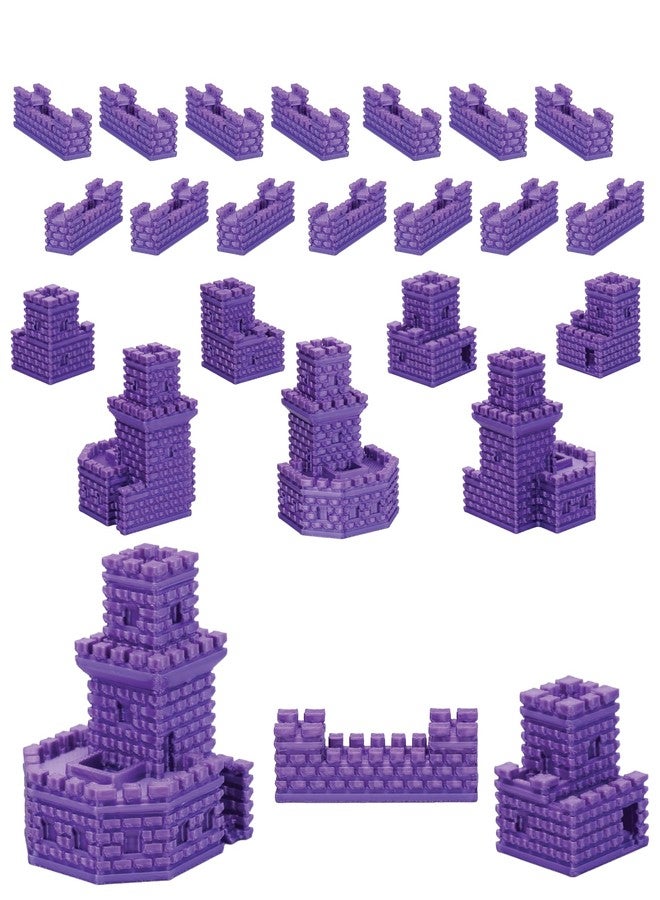 BKPrint3D Custom Civilizations for Catan Board Game | Replacement Player Sets | Settlers Pieces | Base Cities Settlements Roads | 3D Printed | (Portuguese Base Set) - Image 1
